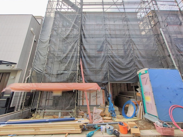 埼玉県越谷市南越谷３丁目の新築戸建てシート写真 2026年2月26日撮影