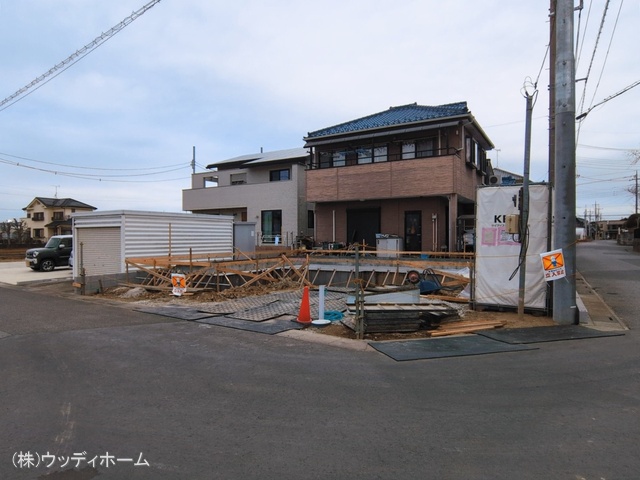 埼玉県越谷市東町５丁目の新築戸建て基礎写真 2026年3月1日撮影