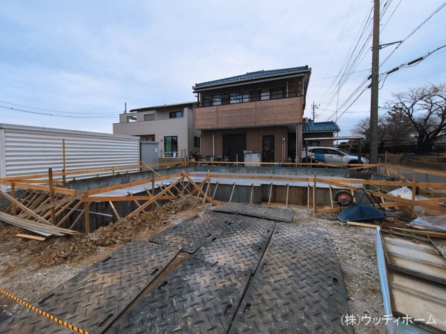 埼玉県越谷市東町５丁目の新築戸建て基礎写真 2026年3月1日撮影
