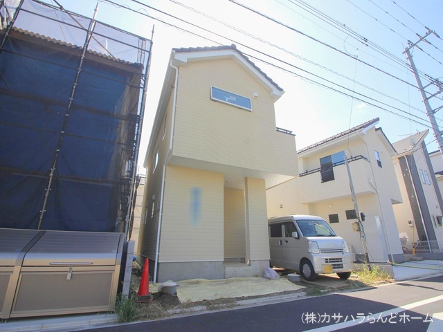 埼玉県川越市むさし野の新築戸建て外構写真 2023年10月11日撮影