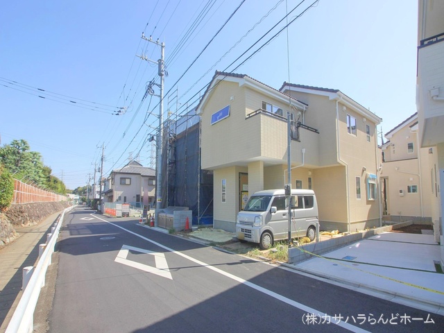 埼玉県川越市むさし野の新築戸建て外構写真 2023年10月11日撮影