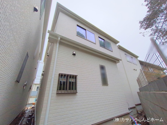 埼玉県川越市郭町2丁目の新築戸建て外構写真 2024年11月14日撮影