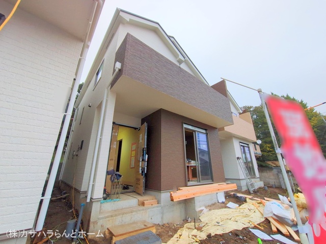 埼玉県川越市郭町2丁目の新築戸建て外構写真 2024年11月14日撮影