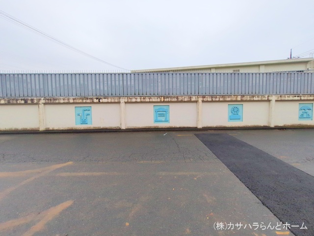 埼玉県川越市郭町2丁目の新築戸建て外構写真 2024年11月14日撮影