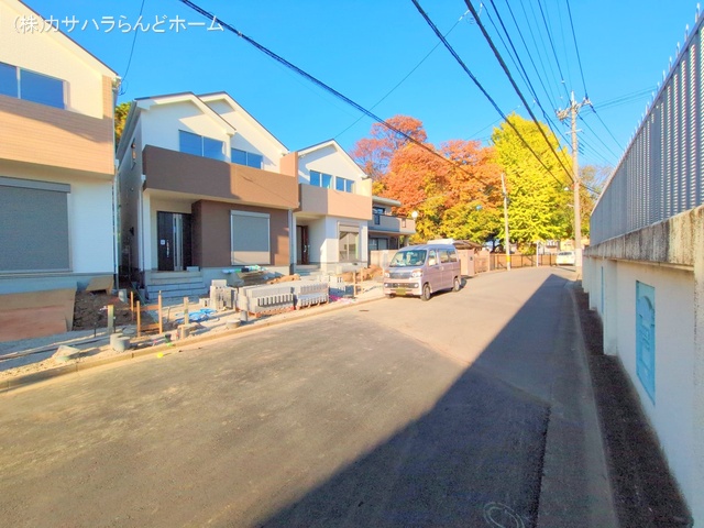 埼玉県川越市郭町2丁目の新築戸建て外構写真 2024年12月1日撮影
