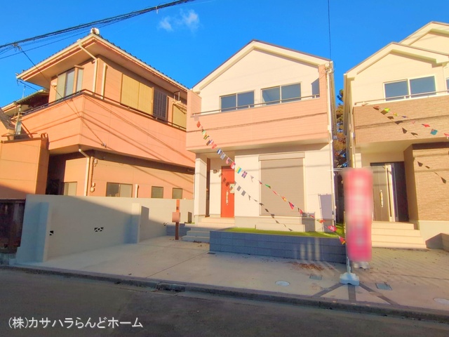埼玉県川越市郭町2丁目の新築戸建て完成写真 2024年12月26日撮影