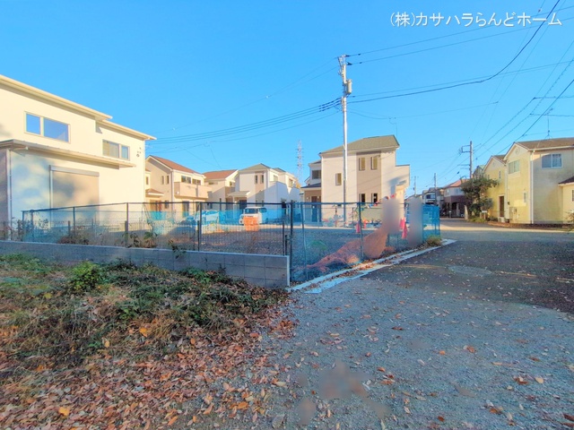埼玉県川越市南大塚6丁目の新築戸建て更地・土地写真 2024年12月3日撮影