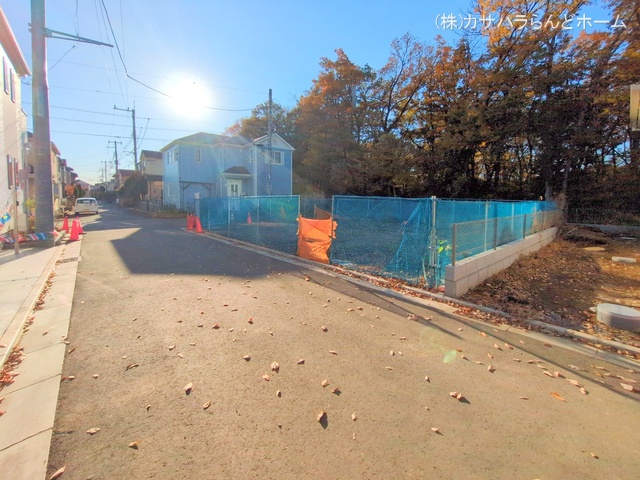 埼玉県川越市南大塚6丁目の新築戸建て更地・土地写真 2024年12月3日撮影