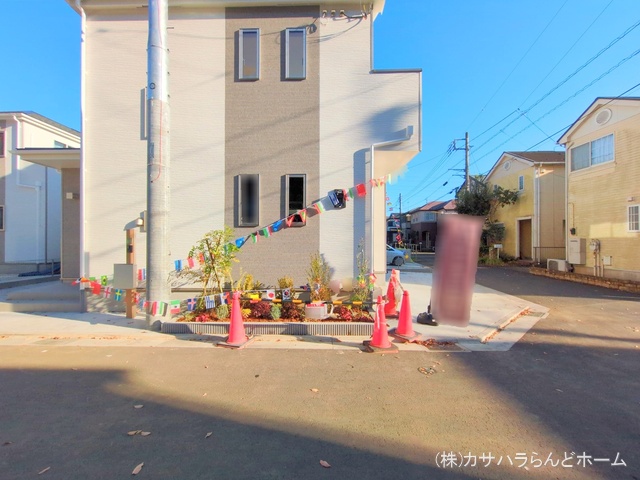 埼玉県川越市南大塚6丁目の新築戸建て更地・土地写真 2024年12月3日撮影