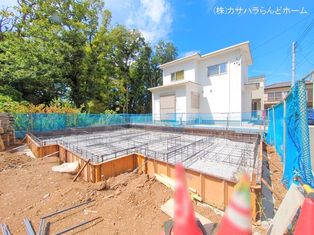 埼玉県川越市南大塚6丁目の新築戸建て基礎写真 2025年8月14日撮影
