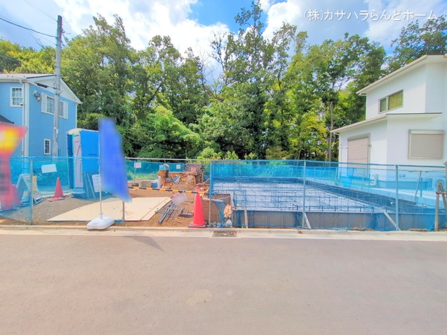 埼玉県川越市南大塚6丁目の新築戸建て基礎写真 2025年8月14日撮影