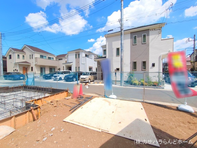 埼玉県川越市南大塚6丁目の新築戸建て基礎写真 2025年8月14日撮影