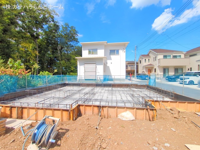 埼玉県川越市南大塚6丁目の新築戸建て基礎写真 2025年8月14日撮影