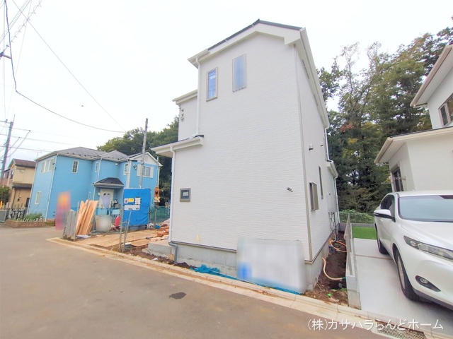 埼玉県川越市南大塚6丁目の新築戸建て外構写真 2025年10月13日撮影