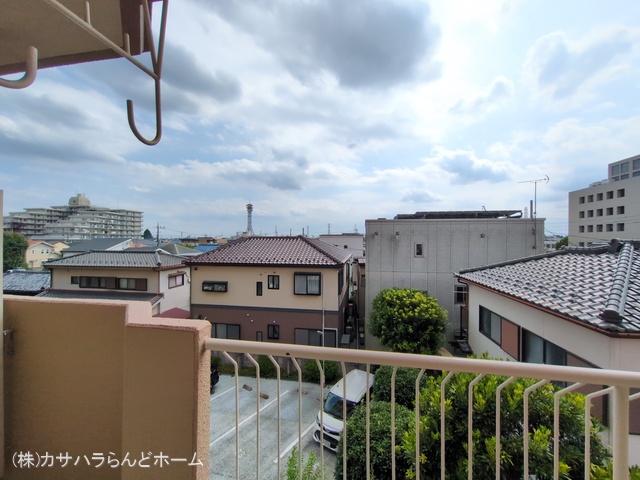 埼玉県川越市新宿町3丁目のマンション『川越新宿マンション』バルコニー写真 2025年8月27日撮影