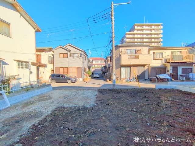 埼玉県川越市仙波町3丁目の新築戸建て更地・土地写真 2024年12月16日撮影