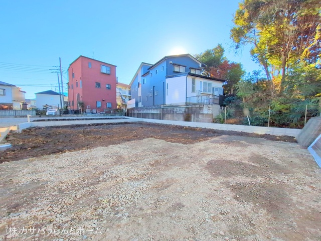 埼玉県川越市仙波町3丁目の新築戸建て更地・土地写真 2024年12月16日撮影