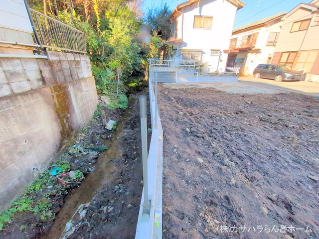 埼玉県川越市仙波町3丁目の新築戸建て更地・土地写真 2024年12月16日撮影