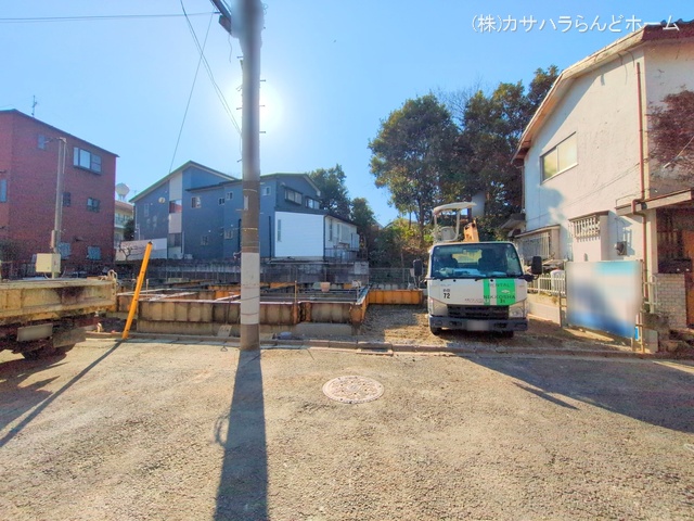 埼玉県川越市仙波町3丁目の新築戸建て基礎写真 2025年1月14日撮影