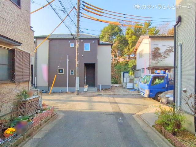 埼玉県川越市仙波町3丁目の新築戸建て外構写真 2025年3月25日撮影