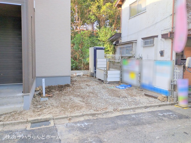 埼玉県川越市仙波町3丁目の新築戸建て外構写真 2025年3月25日撮影