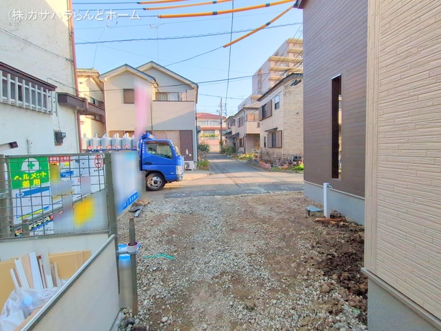 埼玉県川越市仙波町3丁目の新築戸建て外構写真 2025年3月25日撮影