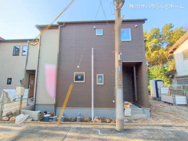埼玉県川越市仙波町3丁目の新築戸建て外構写真 2025年3月25日撮影