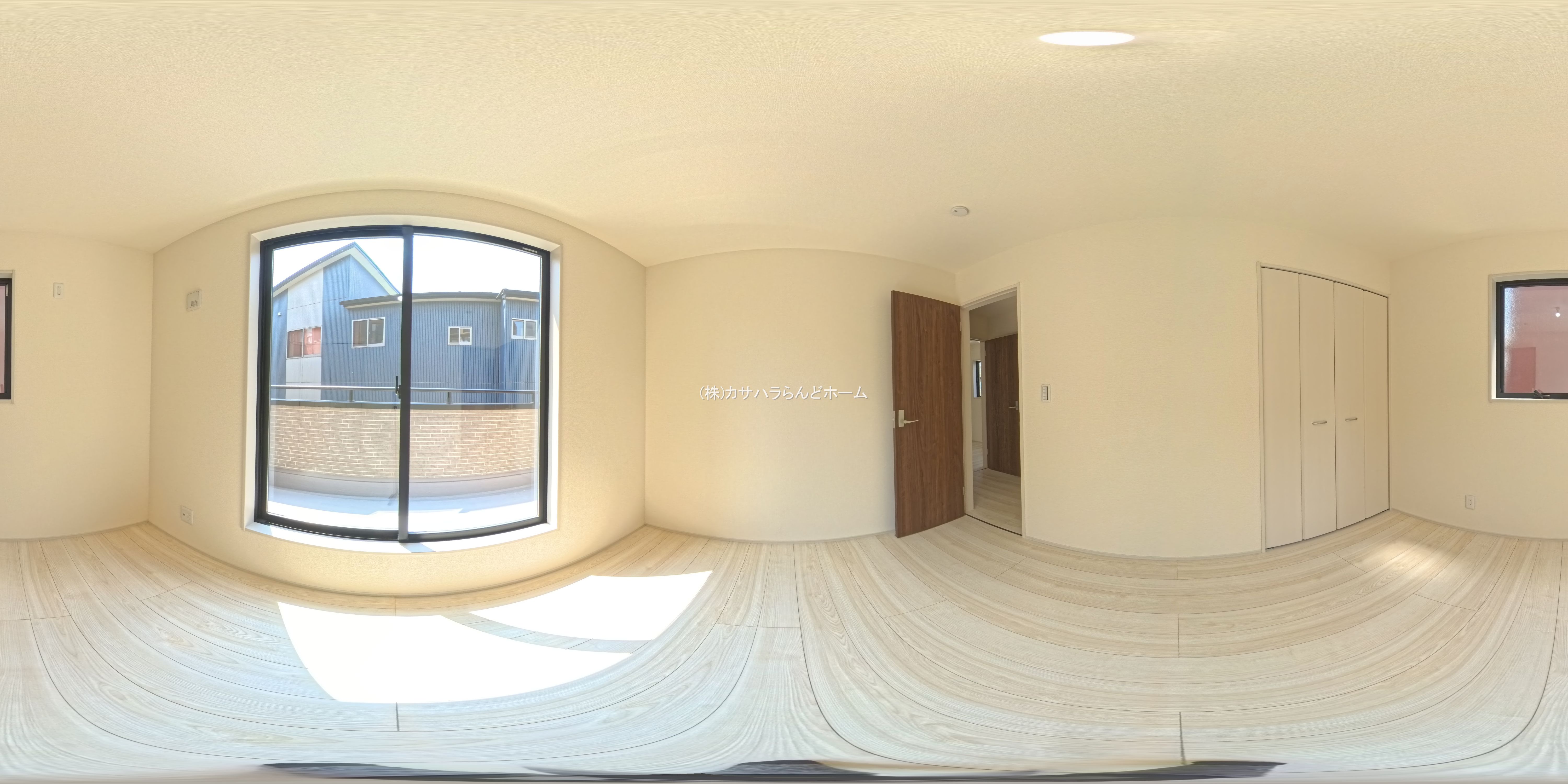埼玉県川越市仙波町３丁目の新築戸建てパノラマ（居室サブ）写真 2025年8月24日撮影