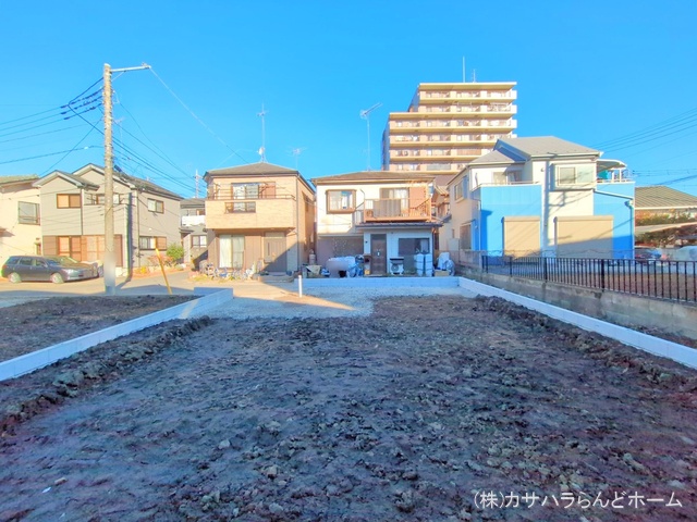 埼玉県川越市仙波町3丁目の新築戸建て更地・土地写真 2024年12月16日撮影