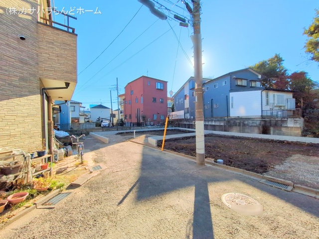 埼玉県川越市仙波町3丁目の新築戸建て更地・土地写真 2024年12月16日撮影