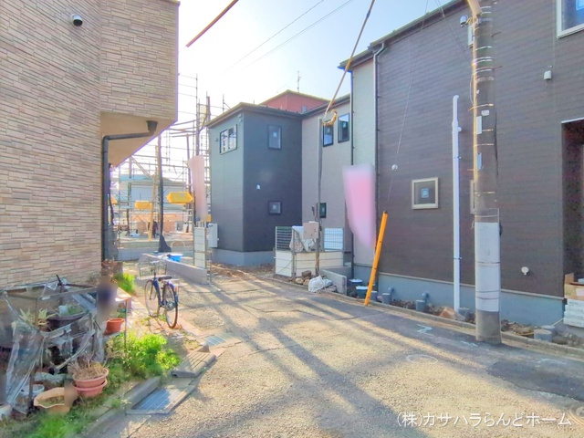 埼玉県川越市仙波町3丁目の新築戸建て外構写真 2025年3月25日撮影