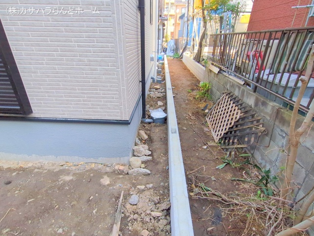 埼玉県川越市仙波町3丁目の新築戸建て外構写真 2025年3月25日撮影