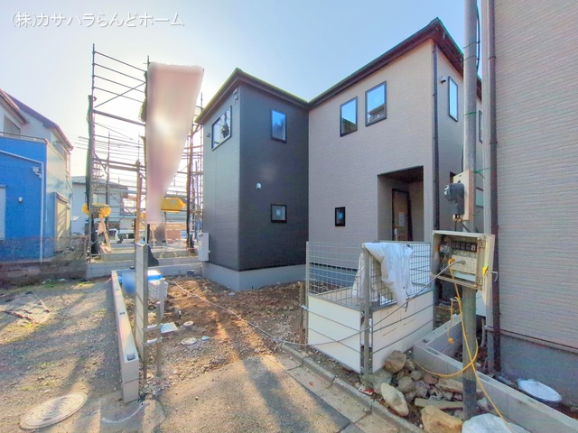 埼玉県川越市仙波町3丁目の新築戸建て外構写真 2025年3月25日撮影
