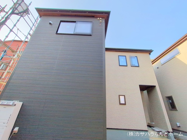 埼玉県川越市仙波町3丁目の新築戸建て外構写真 2025年3月25日撮影