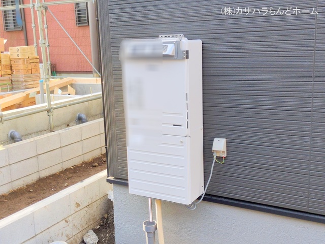 埼玉県川越市仙波町3丁目の新築戸建て外構写真 2025年3月25日撮影