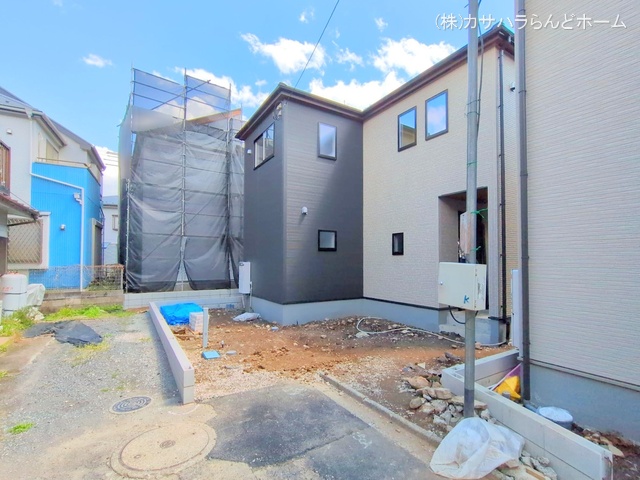 埼玉県川越市仙波町3丁目の新築戸建て外構写真 2025年4月14日撮影