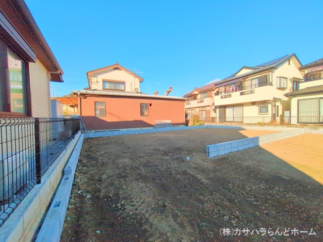 埼玉県川越市宮元町の新築戸建て更地・土地写真 2025年1月27日撮影