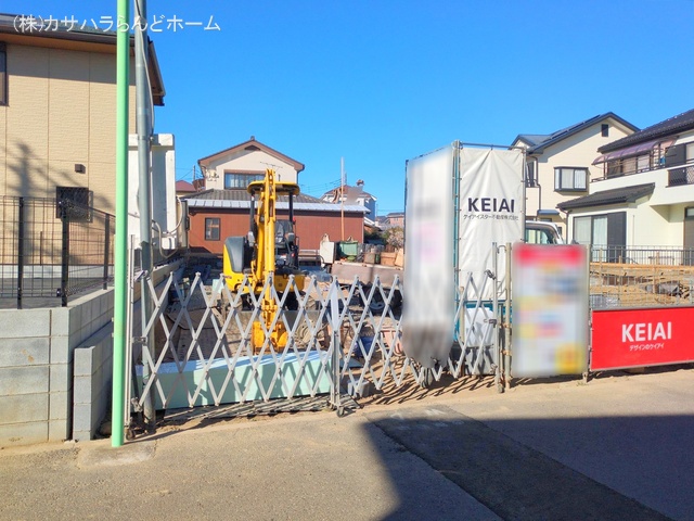 埼玉県川越市宮元町の新築戸建て基礎写真 2025年2月19日撮影