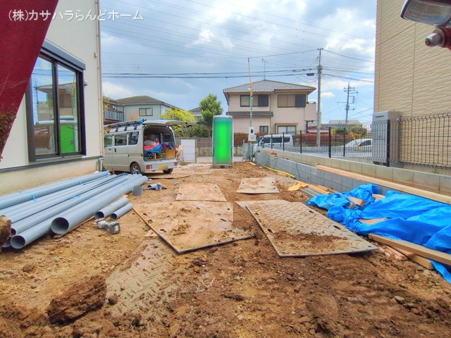 埼玉県川越市宮元町の新築戸建て外構写真 2025年4月14日撮影