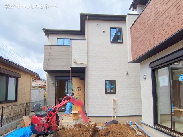 埼玉県川越市宮元町の新築戸建て外構写真 2025年4月14日撮影