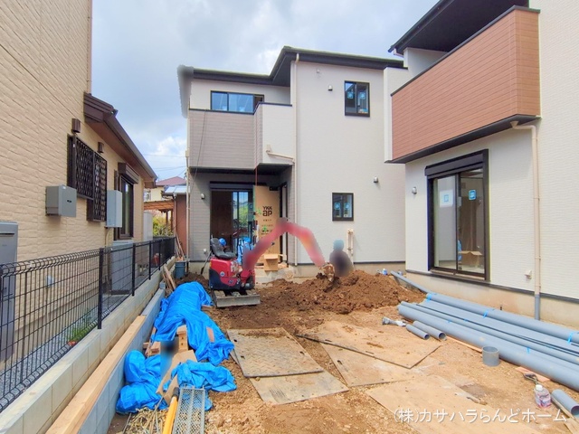 埼玉県川越市宮元町の新築戸建て外構写真 2025年4月14日撮影
