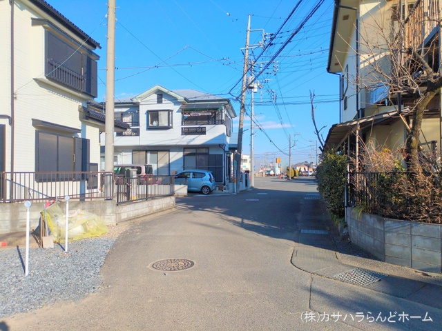 埼玉県川越市宮元町の新築戸建て更地・土地写真 2025年1月27日撮影