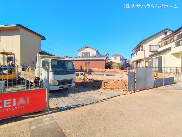 埼玉県川越市宮元町の新築戸建て基礎写真 2025年2月19日撮影