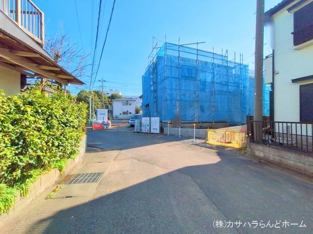 埼玉県川越市宮元町の新築戸建てシート写真 2025年3月16日撮影