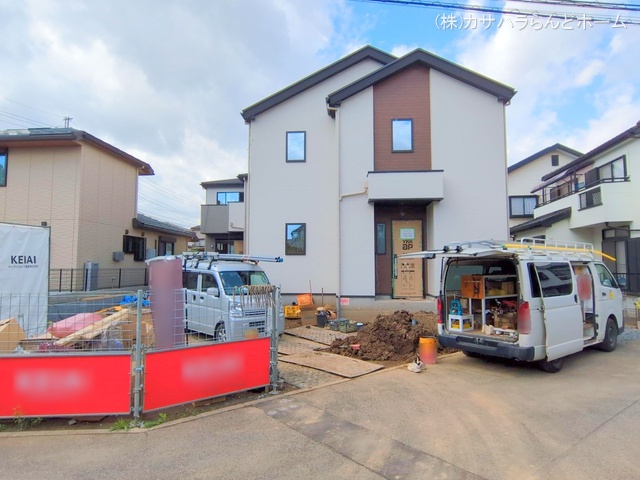 埼玉県川越市宮元町の新築戸建て外構写真 2025年4月14日撮影