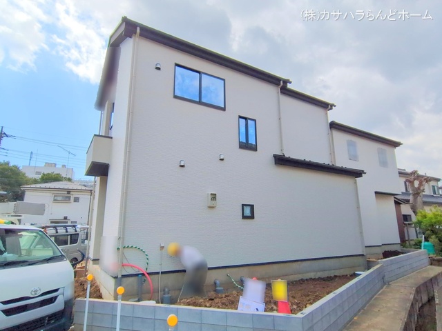 埼玉県川越市宮元町の新築戸建て外構写真 2025年4月14日撮影