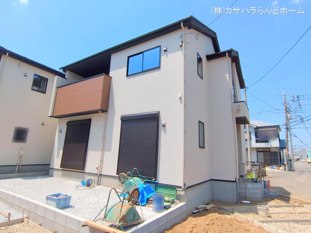 埼玉県川越市宮元町の新築戸建て外構写真 2025年5月12日撮影