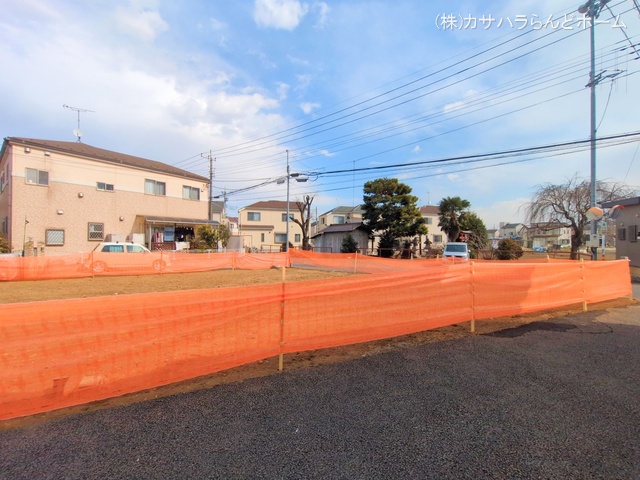 埼玉県川越市大字寺尾の新築戸建て更地・土地写真 2025年2月16日撮影