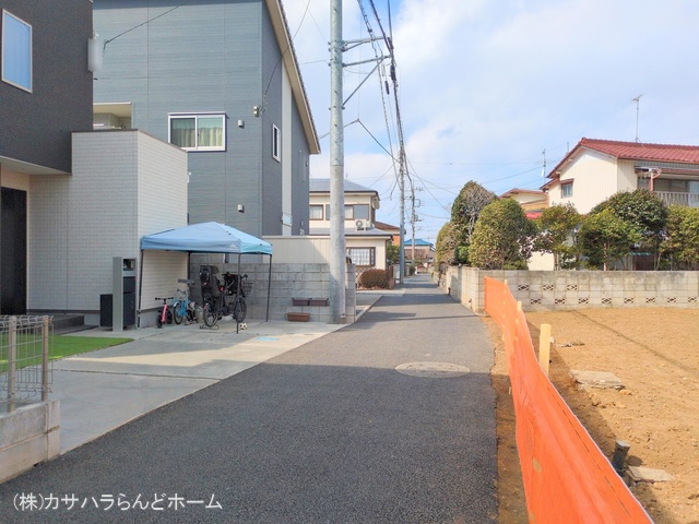 埼玉県川越市大字寺尾の新築戸建て更地・土地写真 2025年2月16日撮影