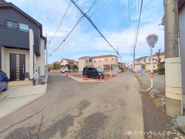 埼玉県川越市大字寺尾の新築戸建て更地・土地写真 2025年3月12日撮影